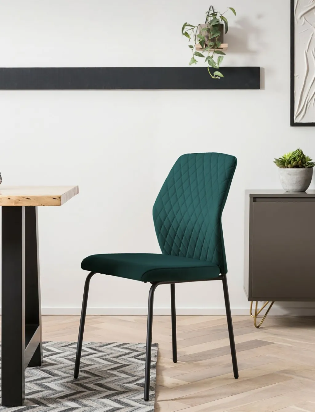 Salesfever Chaises Rembourrées|Chaises 4 Pieds<Lot de 2 chaises MUNDUK