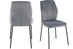 Salesfever Chaises Rembourrées|Chaises 4 Pieds<Lot de 2 chaises MUNDUK