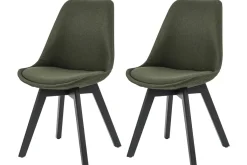 Salesfever Chaises Rembourrées|Chaises 4 Pieds<Lot de 2 chaises PAYAKUMBUH