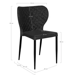 House Nordic Chaises 4 Pieds|Chaises Rembourrées<Lot de 4 chaises PISA