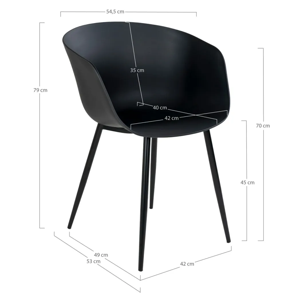House Nordic Chaises À Accoudoirs|Chaises 4 Pieds<Lot de 2 chaises RODA