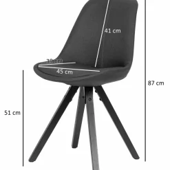 Skyport Chaises 4 Pieds|Chaises Rembourrées<Lot de 2 chaises SONGKHRAM