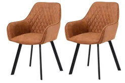 Salesfever Chaises À Accoudoirs|Chaises 4 Pieds<Lot de 2 chaises SOREANG