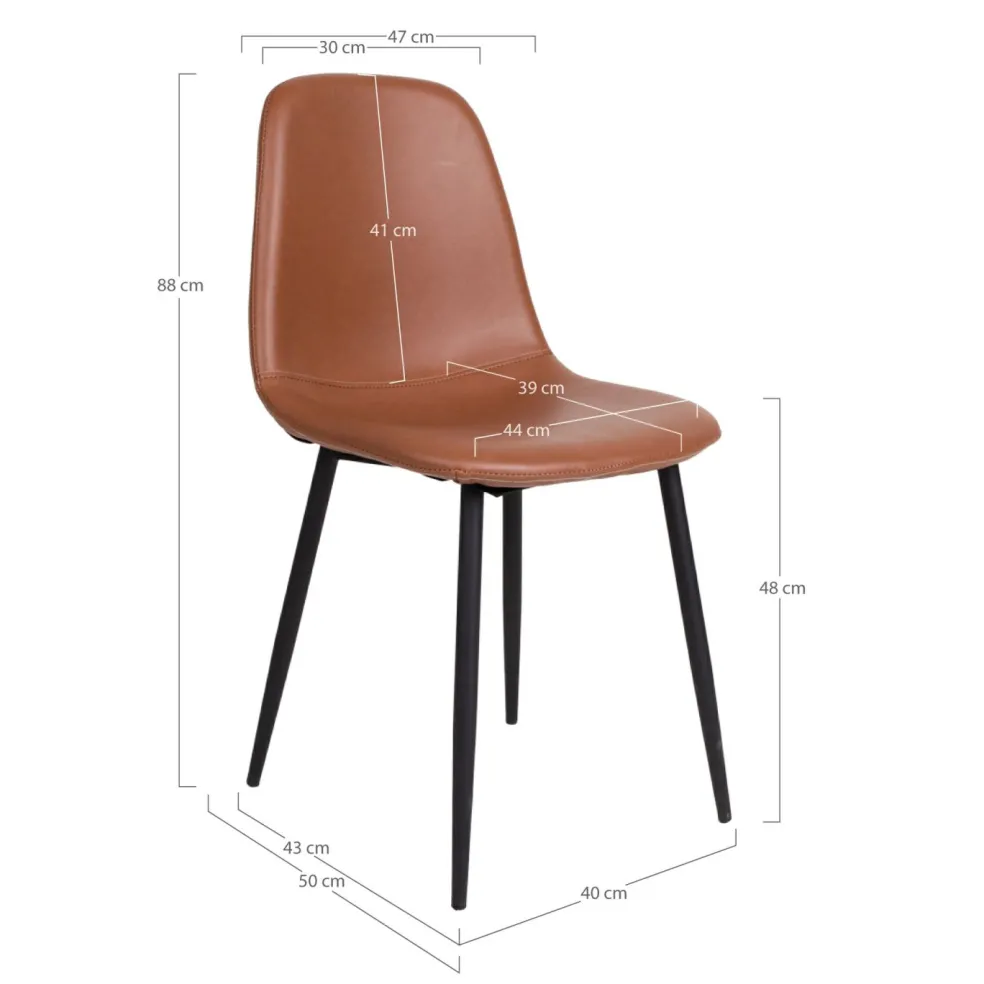 Lot de 2 chaises STOCKHOLM