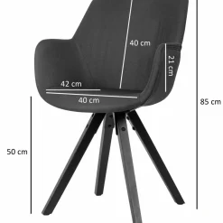 Skyport Chaises À Accoudoirs|Chaises 4 Pieds<Lot de 2 chaises UCAYALI