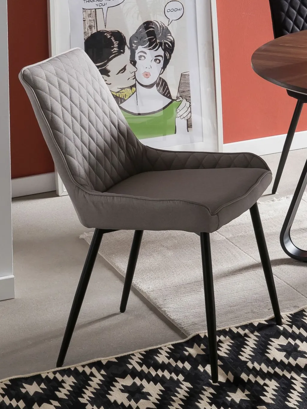 Möbilia Chaises Rembourrées|Chaises 4 Pieds<Lot de 2 chaises WAVRE