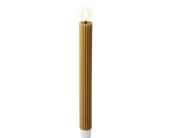 Kaemingk Bougies<Lot de 2 chandelles LED en cire STRIPE