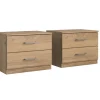 Lot de 2 chevets ANNA