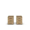 Lot de 2 chevets EVORA