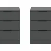 Lot de 2 chevets KOPENHAGEN