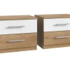 Lot de 2 chevets NORA