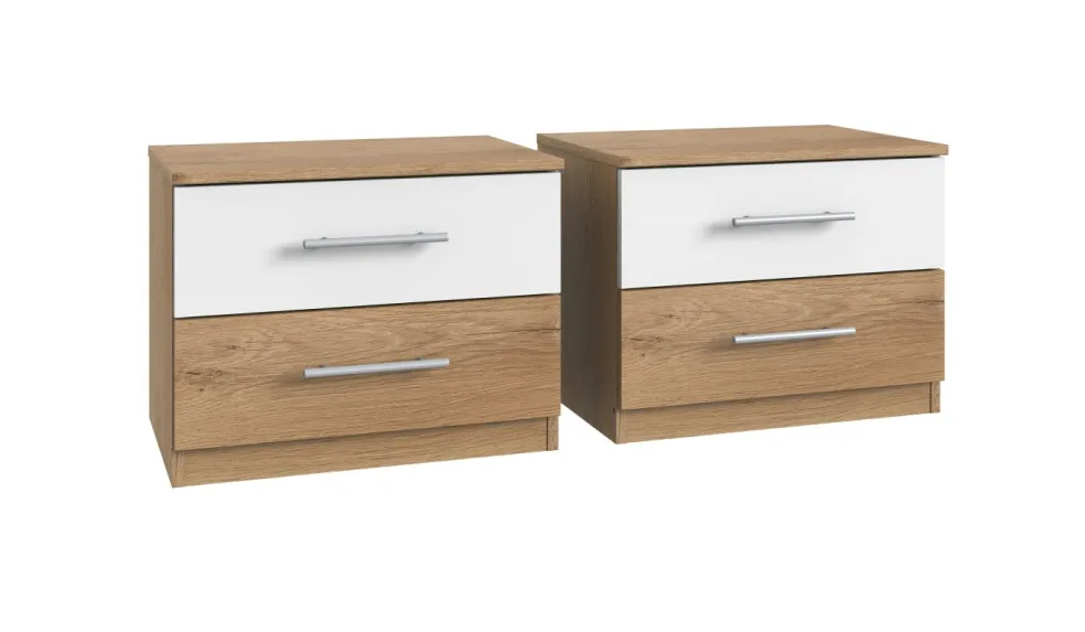 Lot de 2 chevets NORA