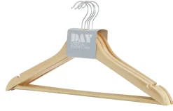 Lot de 5 cintres en bois DAY