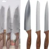 Lot de 5 couteaux ton marron