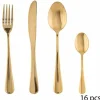 JJA Vaisselle & Couverts<Lot de 16 couverts GOLD