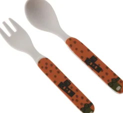 Lot de 2 couverts pour enfant motif jungle KIDS