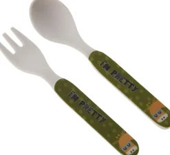 Lot de 2 couverts pour enfant motif jungle KIDS