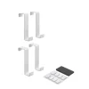 Metaltex Ustensiles Cuisine/Pâtisserie<Lot de 4 crochets de porte KITCHEN