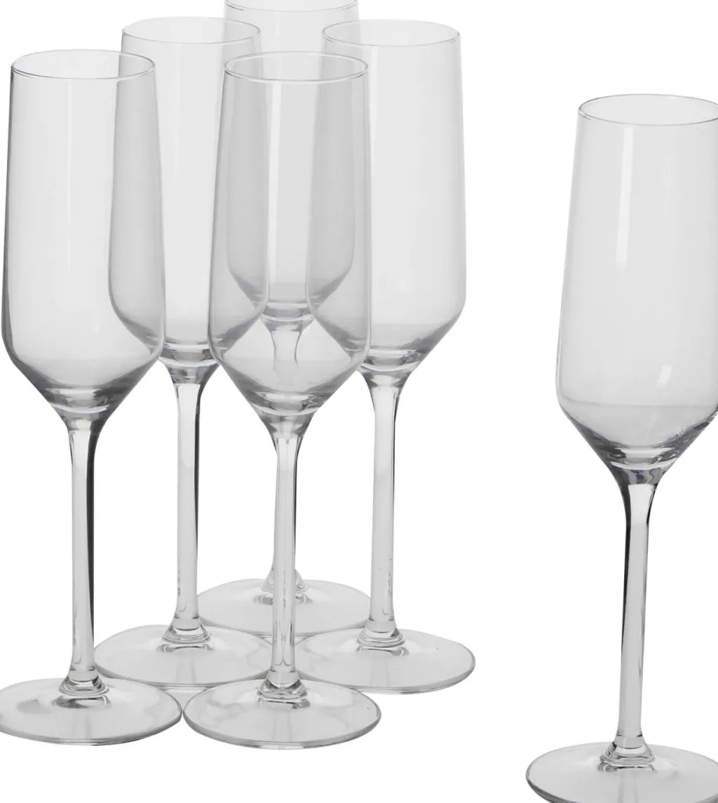 Edco Verres, Tasses & Carafes<Lot de 6 flûtes à champagne ALPINA
