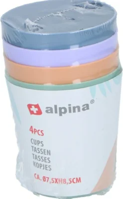 Edco Verres, Tasses & Carafes<Lot de 4 gobelets ALPINA
