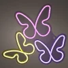 Lot de 3 LED néons papillons NEON