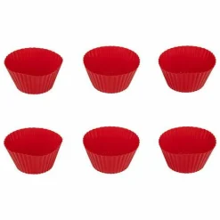 JJA Ustensiles Cuisine/Pâtisserie<Lot de 6 moules à muffins en silicone KITCHEN