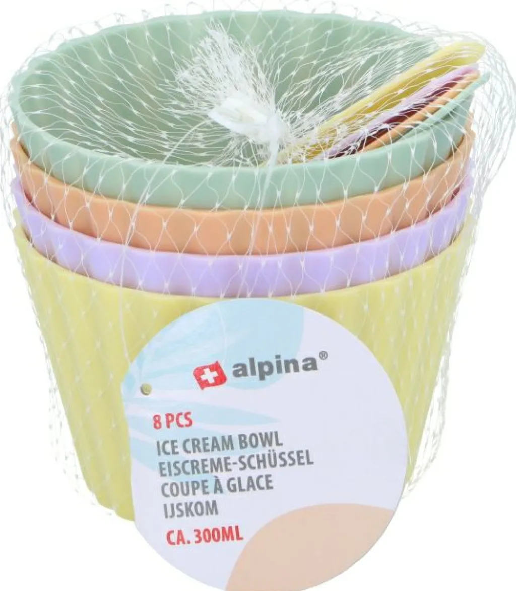 Edco Vaisselle & Couverts<Lot de 8 pots à dessert / glace ALPINA