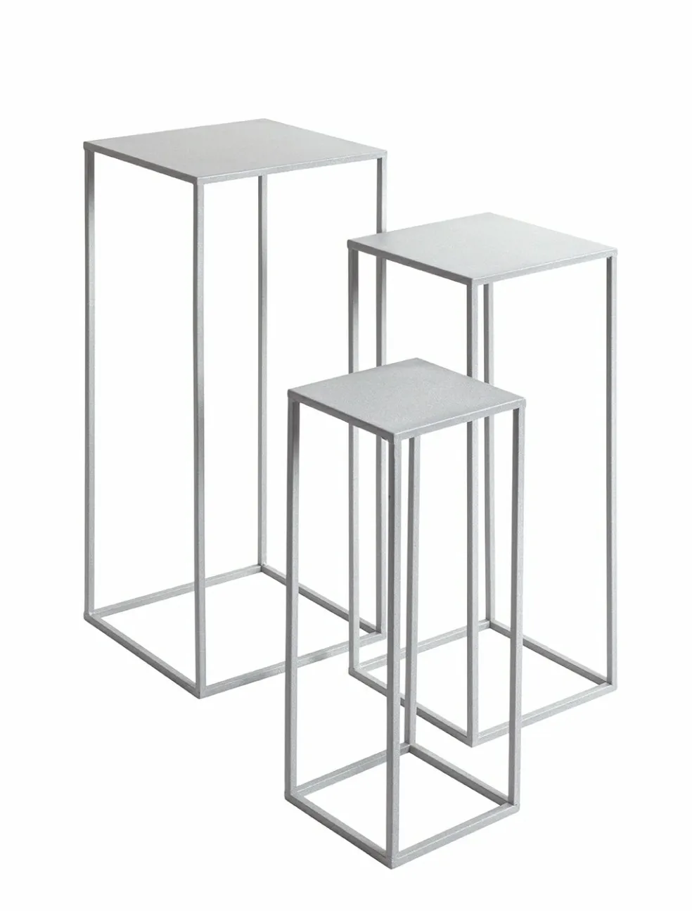 Lot de 3 sellettes porte-plantes VALLETTA 2