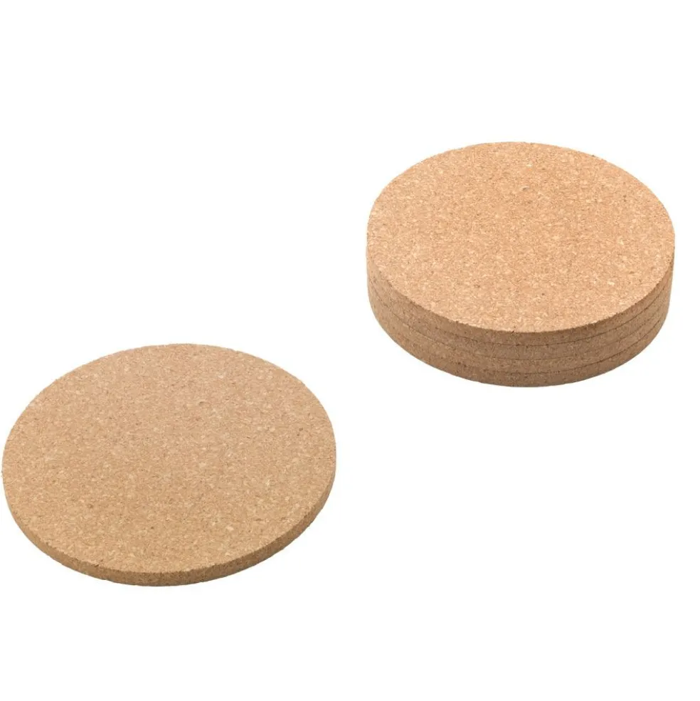 Lot de 6 sous-verres en liège KITCHEN
