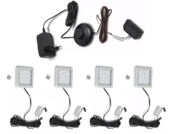 Xonox Accessoires<Lot de 4 spots LED XZBWWU04