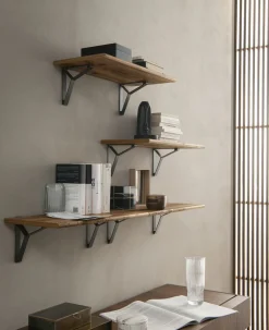 Format Supports D'Étagères<Lot de 2 supports pour étagère murale FLORENCE