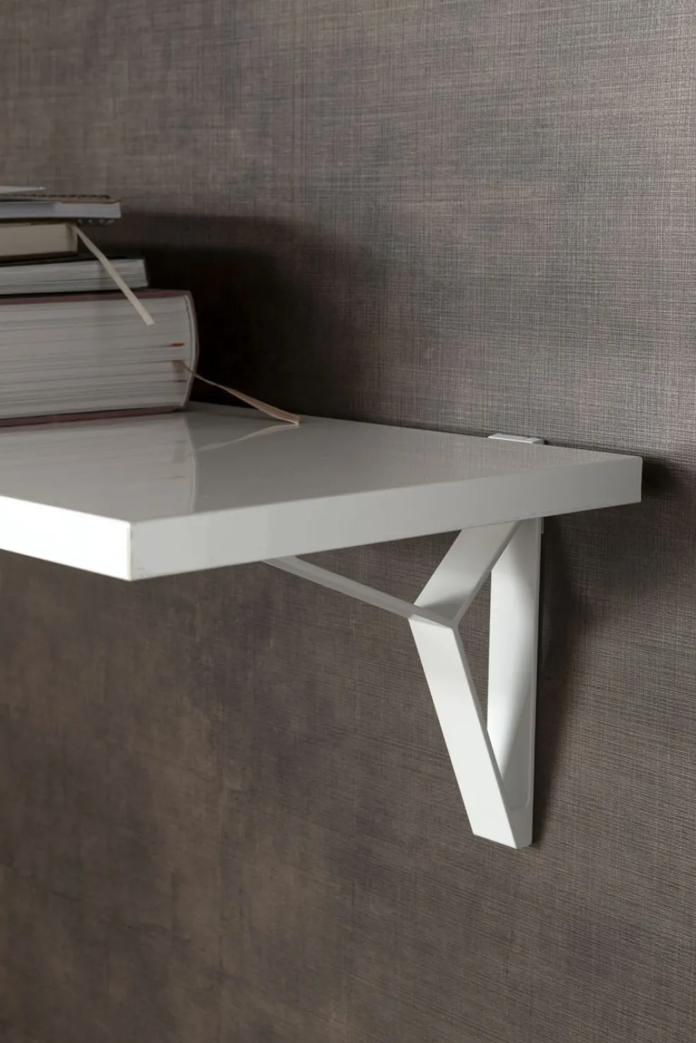 Lot de 2 supports pour étagère murale FLORENCE