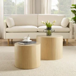 Salesfever Tables Basses<Lot de 2 tables basses 367605