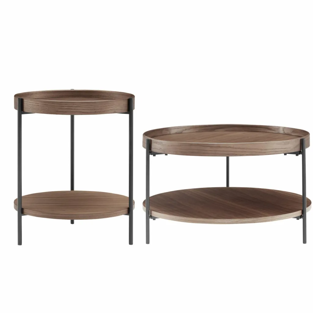 Salesfever Tables Basses<Lot de 2 tables basses 367094