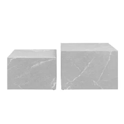 Lot de 2 tables basses AGUNG