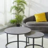 Euro Tische Tables D'Appoint|Tables Basses<Lot de 2 tables basses C680