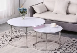 Euro Tische Tables Basses<Lot de 2 tables basses C68W