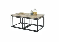 Stolkom Tables Basses<Lot de 3 tables basses gigognes HARRY