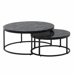 Lot de 2 tables basses LAM LUK KA