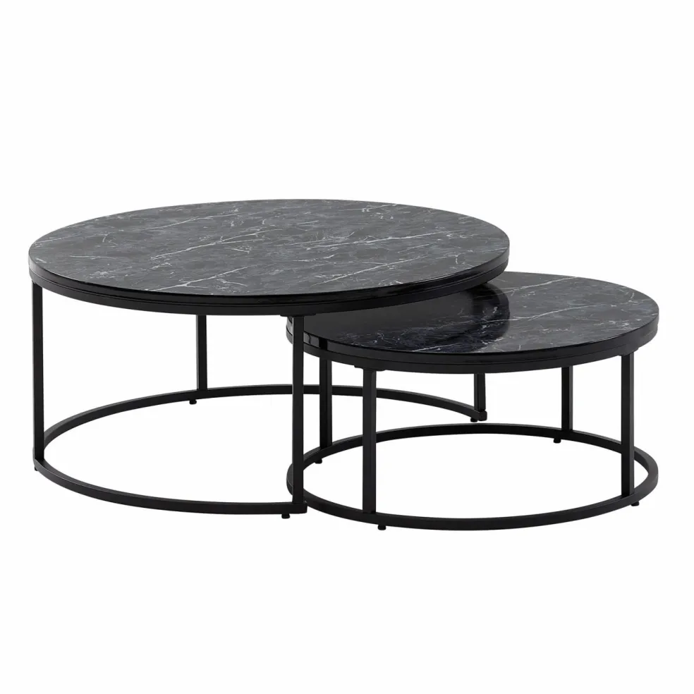 Lot de 2 tables basses LAM LUK KA