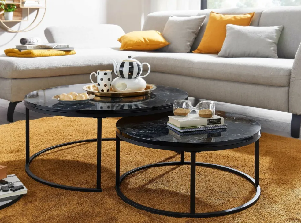 Lot de 2 tables basses LAM LUK KA