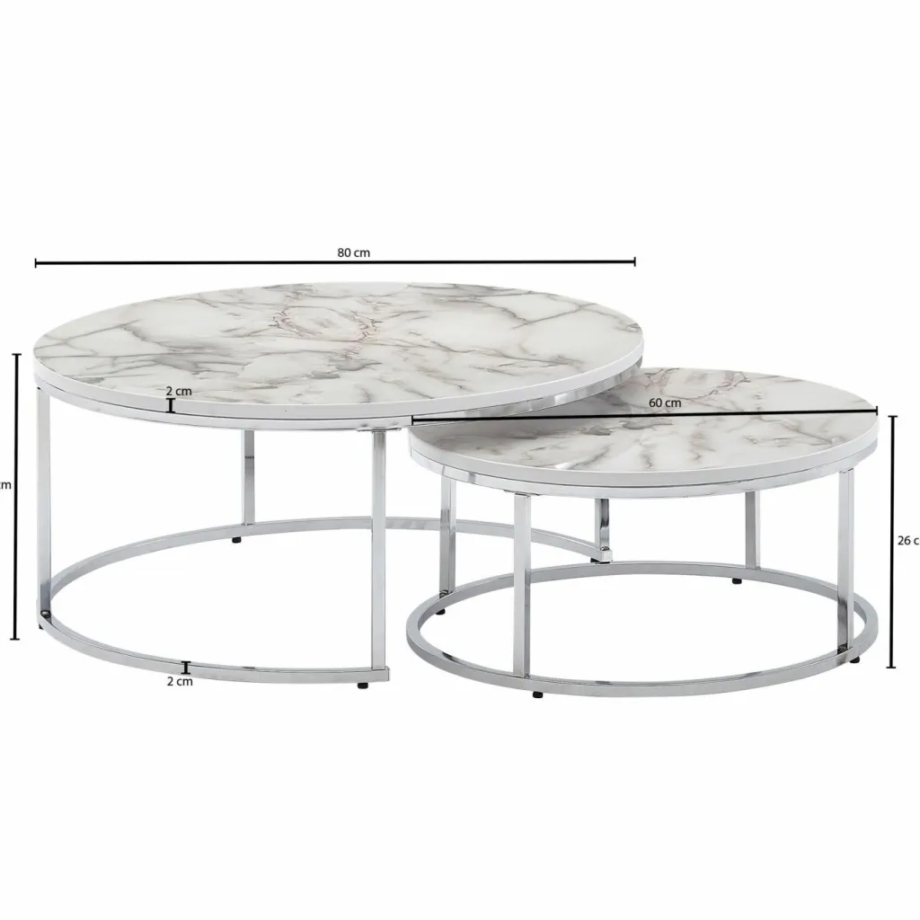 Skyport Tables Basses<Lot de 2 tables basses LAM LUK KA