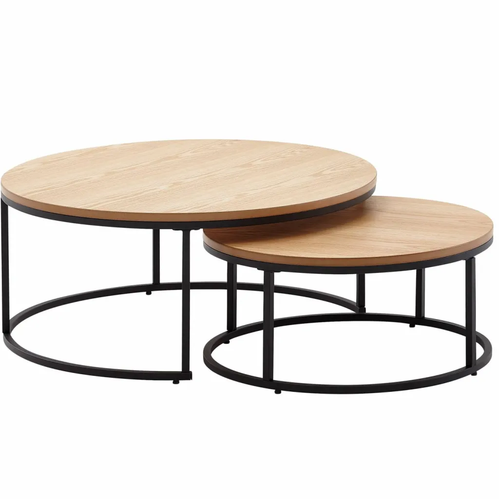 Skyport Tables Basses<Lot de 2 tables basses MEKONG