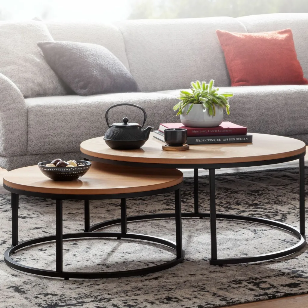 Skyport Tables Basses<Lot de 2 tables basses MEKONG