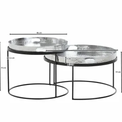 Skyport Tables Basses<Lot de 2 tables basses YALA
