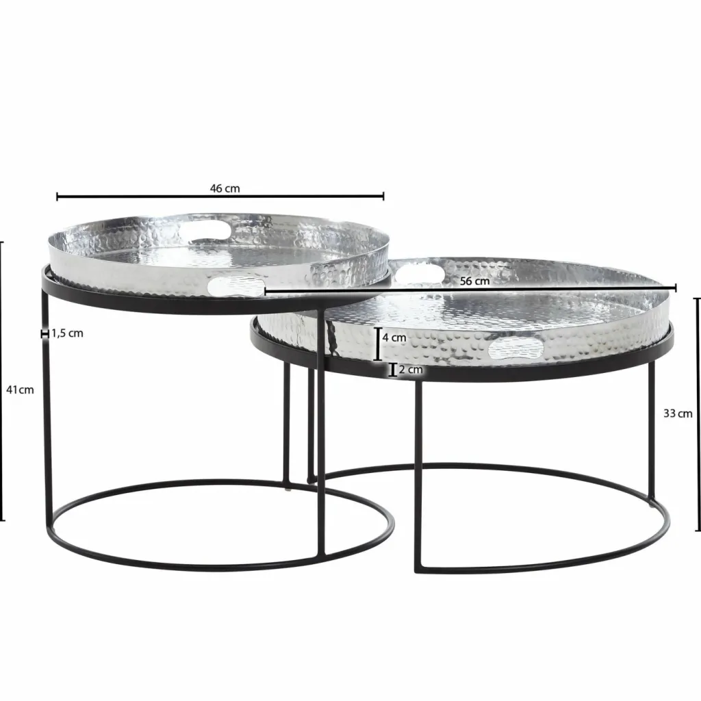 Skyport Tables Basses<Lot de 2 tables basses YALA