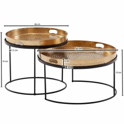 Skyport Tables Basses<Lot de 2 tables basses YALA