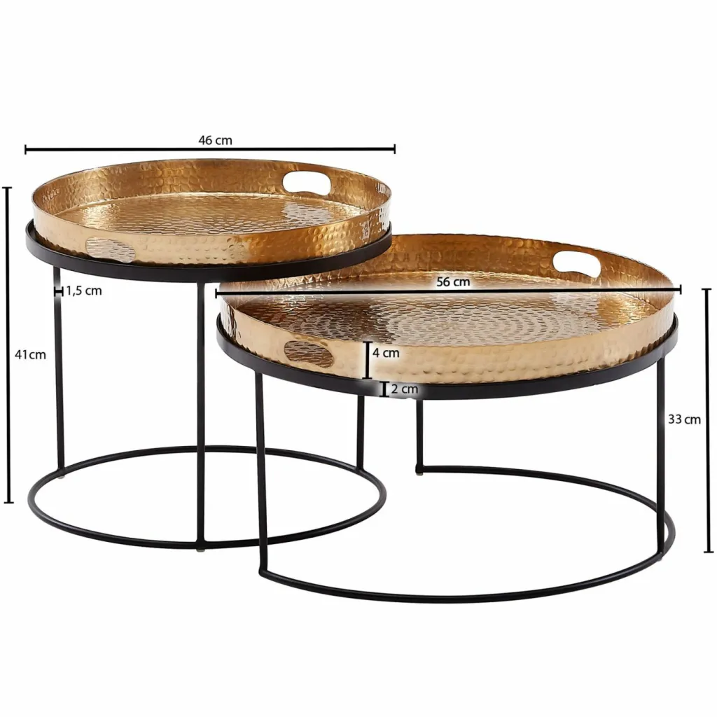 Skyport Tables Basses<Lot de 2 tables basses YALA