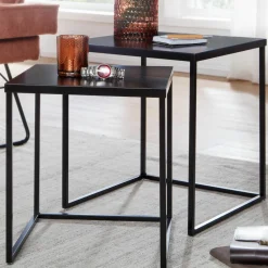 Skyport Tables D'Appoint<Lot de 2 tables d'appoint BURI RAM