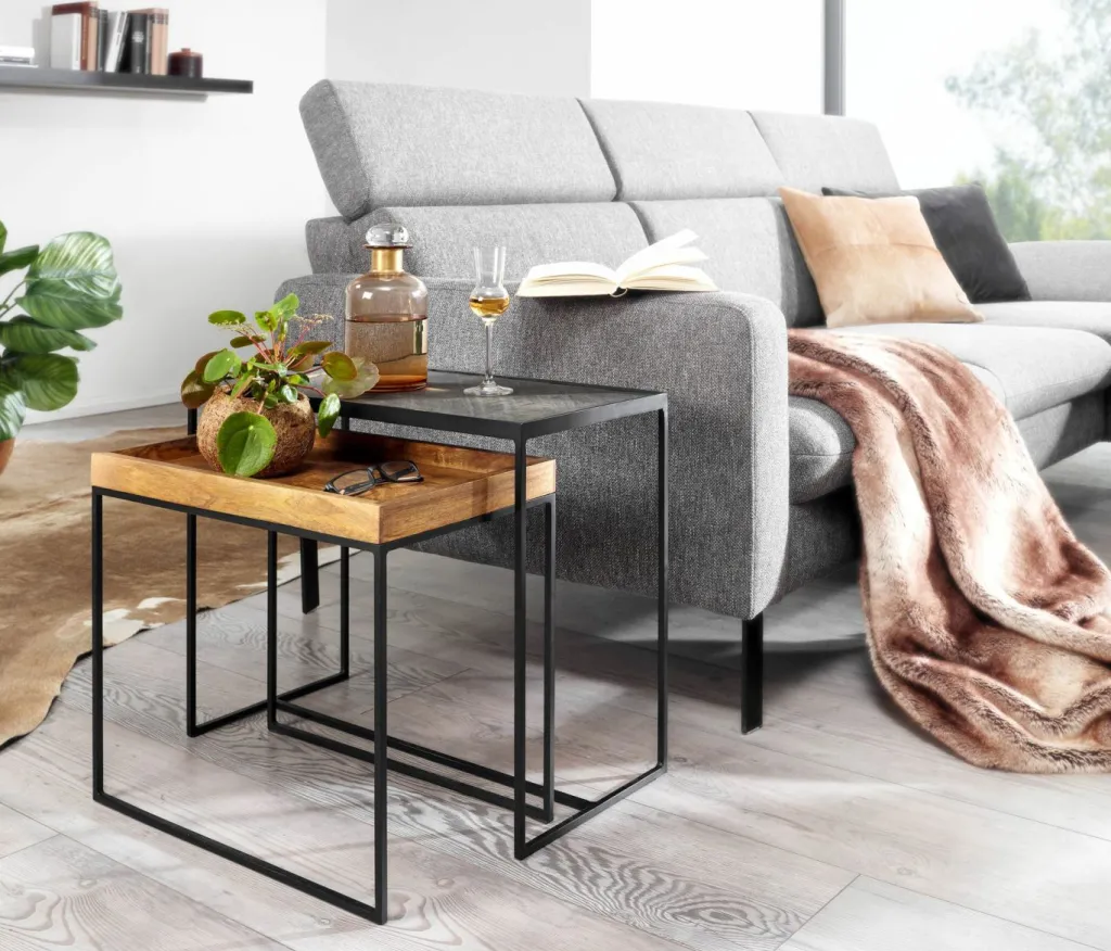 Skyport Tables D'Appoint<Lot de 2 tables d'appoint BUENG KAN